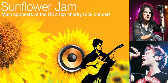 Sunflower Jam rock concert at the Royal Albert Hall